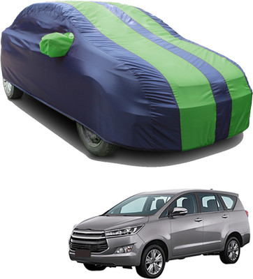 SS FOR YOUR SMART NEEDS Car Cover For Toyota Innova Crysta (With Mirror Pockets)(Green, Blue)