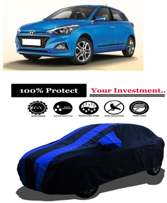 Amexride Car Cover For Hyundai Elite i20 Magna Plus Petrol (With Mirror Pockets)(Multicolor)