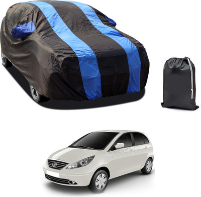 GOSHIV-car and bike accessories Car Cover For Tata Vista Tech (With Mirror Pockets)(Blue)