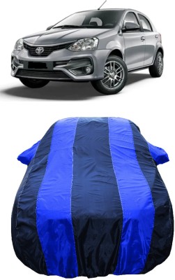 Wegather Car Cover For Toyota Etios Liva 1.4 VD Diesel (With Mirror Pockets)(Blue)