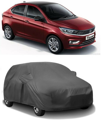 HMS Car Cover For Tata Tigor (With Mirror Pockets)(Grey)