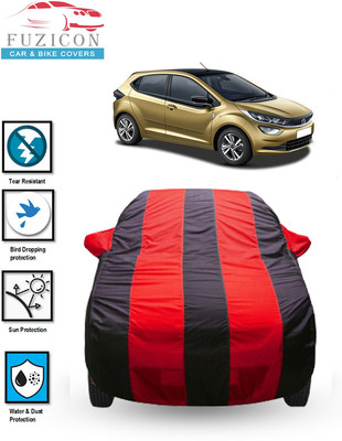 FUZICON Car Cover For Tata Altroz XM Petrol (With Mirror Pockets)(Blue, Red)