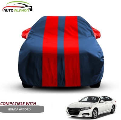 AUTO ALAXON Car Cover For Honda Accord (With Mirror Pockets)(Blue, Red)