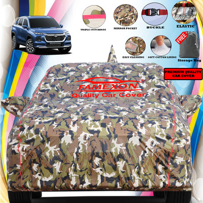 FAMEXON Car Cover For Maruti Grand Vitara (Without Mirror Pockets)(Multicolor)