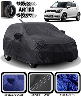 ANTIRO Car Cover For Maruti Suzuki Ignis (With Mirror Pockets)(Multicolor)