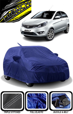 FRONCH Car Cover For Tata Bolt (With Mirror Pockets)(Blue)