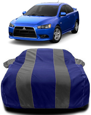 Autoprime Car Cover For Mitsubishi Lancer (With Mirror Pockets)(Grey, Blue)