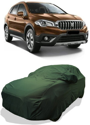Coxtor Car Cover For Maruti Suzuki S-Cross DDiS 200 Delta (With Mirror Pockets)(Green)