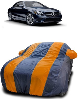 DIGGU Car Cover For Mercedes Benz C-Class C300 Cabriolet Petrol (With Mirror Pockets)(Orange, Blue)