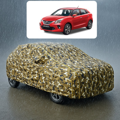 CODOKI Car Cover For Toyota Glanza V CVT Petrol (With Mirror Pockets)(Yellow)