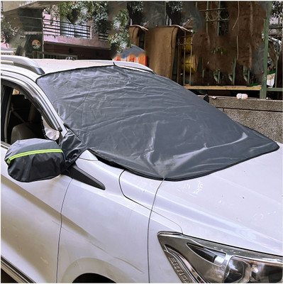 FAMEXON Car Cover For Mahindra XUV300 W4 Diesel (With Mirror Pockets)(Grey)