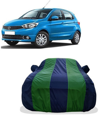 Tricway Car Cover For Tata Tiago 1.05 Revotorq XB (With Mirror Pockets)(Green)