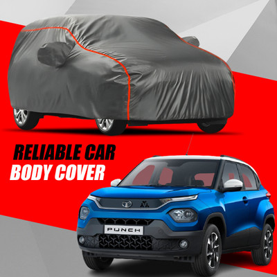 XOCAVO Car Cover For Tata Punch (With Mirror Pockets)(Multicolor)