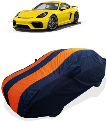 Coxtor Car Cover For Porsche Cayman GT4 (With Mirror Pockets)(Orange)