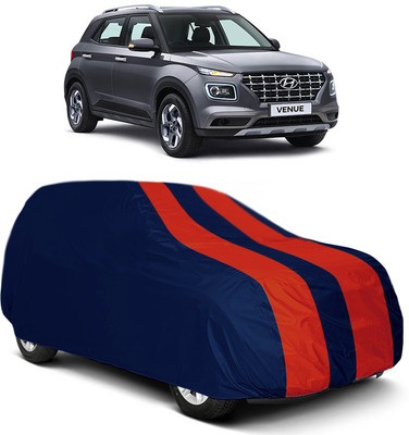MoTRoX Car Cover For Hyundai Venue (Without Mirror Pockets)(Red, Blue)