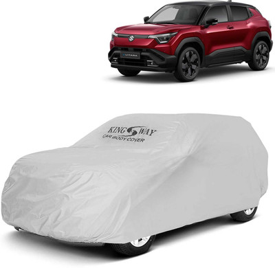 Kingsway Car Cover For Maruti Suzuki Vitara (Without Mirror Pockets)(Silver)