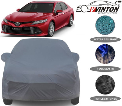 V VINTON Car Cover For Toyota Camry (With Mirror Pockets)(Grey)