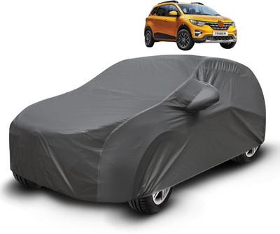 Auto Hub Car Cover For Renault Triber (With Mirror Pockets)(Grey)