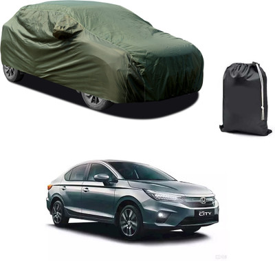CODOKI Car Cover For Honda City ZX (With Mirror Pockets)(Green)