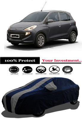 Amexride Car Cover For Hyundai Santro Magna AMT Petrol (With Mirror Pockets)(Grey)