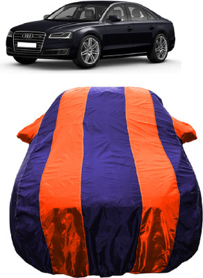 Wegather Car Cover For Audi A8 4E 3.0 TDI Quattro (With Mirror Pockets)(Orange)