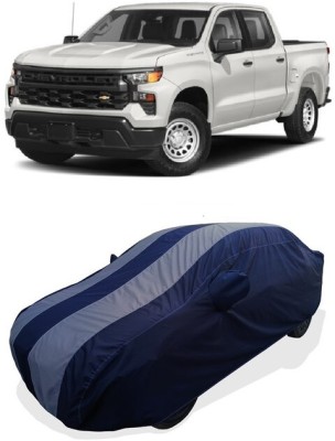 Coxtor Car Cover For Chevrolet Silverado 5.3L (With Mirror Pockets)(Grey)