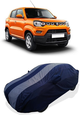 Coxtor Car Cover For Maruti Suzuki S-Presso (With Mirror Pockets)(Grey)