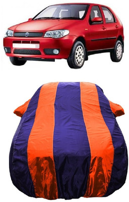 Wegather Car Cover For Fiat Palio Stile (With Mirror Pockets)(Orange)