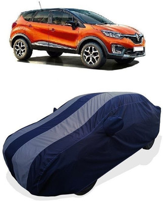 QLAX Car Cover For Maruti Captur (With Mirror Pockets)(Grey)