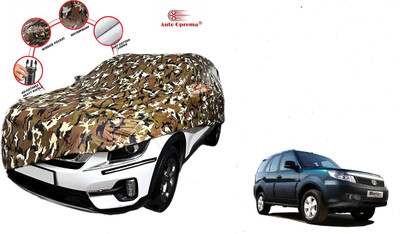 Auto Oprema Car Cover For Tata Safari Storme (With Mirror Pockets)(Green)