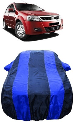 Wegather Car Cover For Mahindra E Verito D2 Electric (With Mirror Pockets)(Blue)