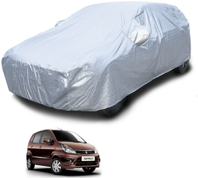 Euro Care Car Cover For Maruti Suzuki Zen Estilo (With Mirror Pockets)(Silver)