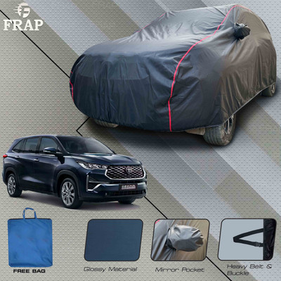Frap Car Cover For Toyota Innova Hycross, Innova Crysta Facelift, Innova Crysta (With Mirror Pockets)(Grey, Red, For 2023 Models)