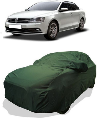 QLAX Car Cover For Maruti Jetta 2.0L TDI Highline AT (With Mirror Pockets)(Green)