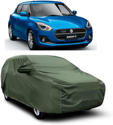 JEHOVA Car Cover For Maruti Suzuki Swift Hybrid (With Mirror Pockets)(Green)