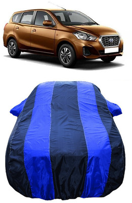 Wegather Car Cover For Datsun Go Plus T Option VDC Petrol (With Mirror Pockets)(Blue)