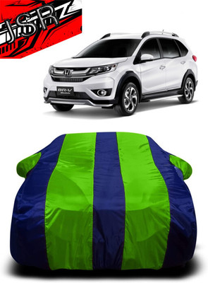 J S R Car Cover For Honda BRV (With Mirror Pockets)(Green, Blue)