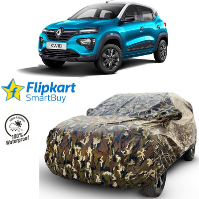 Flipkart SmartBuy Car Cover For Renault Kwid (With Mirror Pockets)(Multicolor)
