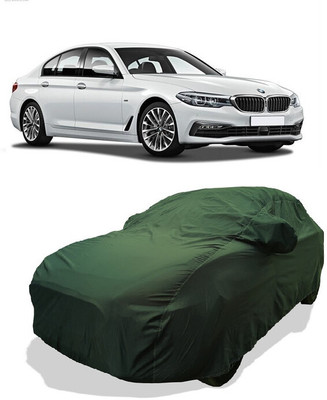 Coxtor Car Cover For BMW 5 Series 530d M Sport Diesel (With Mirror Pockets)(Gold)