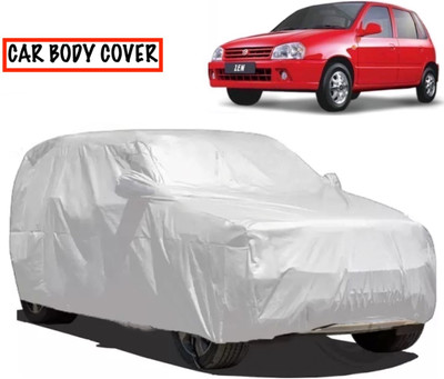 V VINTON Car Cover For Maruti Suzuki Zen (With Mirror Pockets)(Silver)