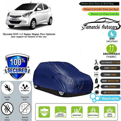 Tamanchi Autocare Car Cover For Hyundai EON 1.0 Kappa Magna Plus Optional(Blue)