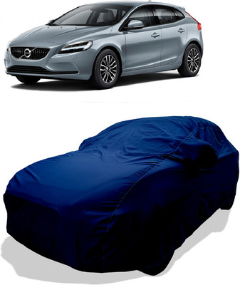 Coxtor Car Cover For Volvo V40 (With Mirror Pockets)(Blue)