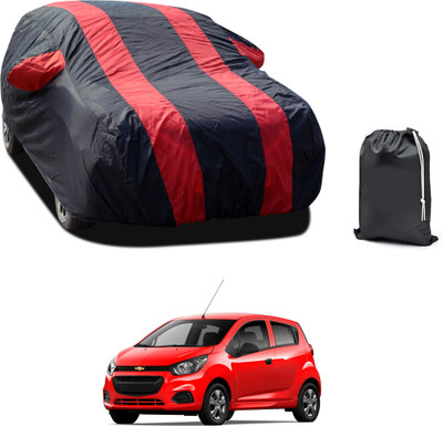 PAGORA Car Cover For Chevrolet Beat (With Mirror Pockets)(Red)