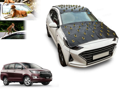AUTO PEARL Car Cover For Toyota Innova Crysta (Without Mirror Pockets)(Black)