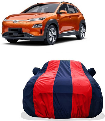 Tricway Car Cover For Hyundai Kona Premium (With Mirror Pockets)(Red)