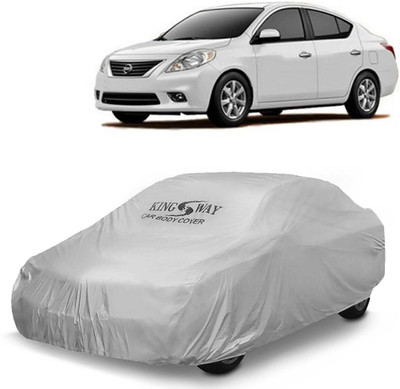 Kingsway Car Cover For Nissan Sunny (Without Mirror Pockets)(Silver, For 2011, 2012, 2013, 2014 Models)