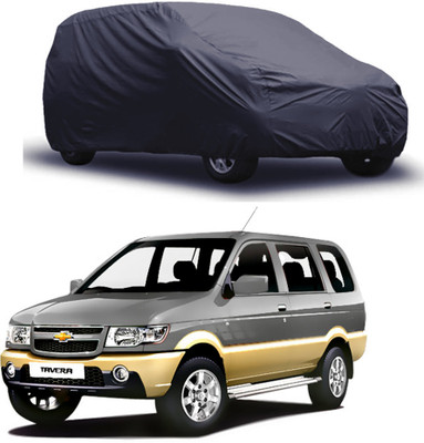 ROYAL AUTO MART Car Cover For Chevrolet Tavera (Without Mirror Pockets)(Grey)
