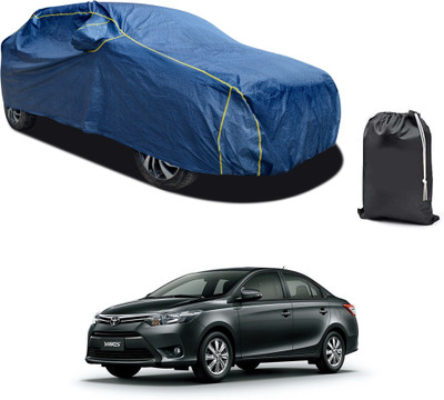 PAGORA Car Cover For Toyota Yaris (With Mirror Pockets)(Blue)