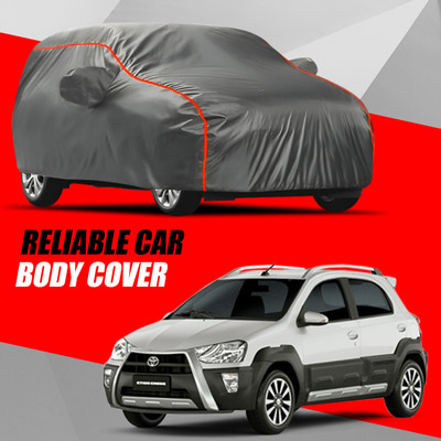 KULTEX Car Cover For Toyota Etios Cross (With Mirror Pockets)(Multicolor)