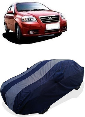QLAX Car Cover For Maruti Gentra 1.6 (With Mirror Pockets)(Grey)